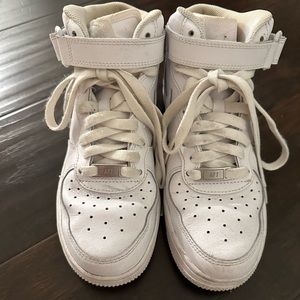 Nike Air Force one high tops size 5